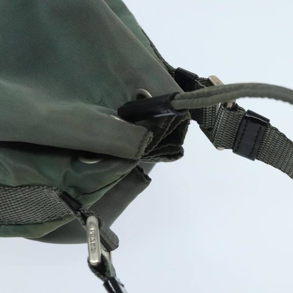 PRADA Hand Bag Nylon Khaki Auth 95957 - Picture 6 of 16
